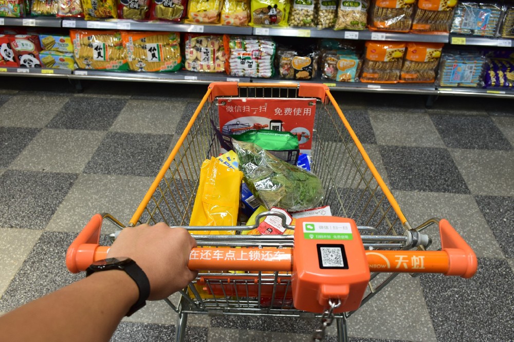 冰雪無(wú)懼，科技新銳：推推應(yīng)用購(gòu)物車(chē)鎖在北風(fēng)呼嘯中開(kāi)鎖暢行